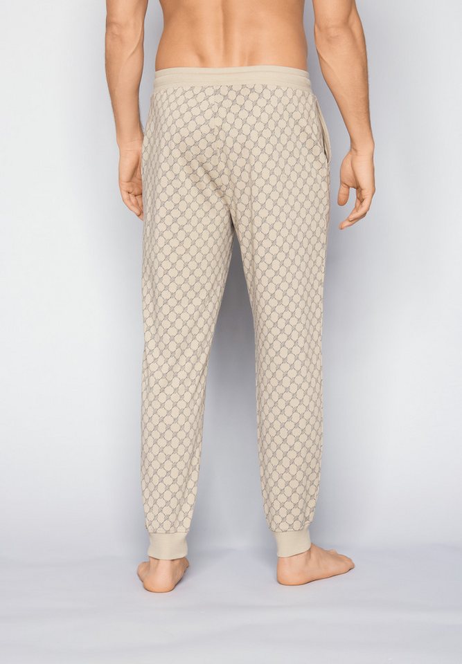 JOOP! Pyjamahose Leisure mit Cornflower-Print, seitlichen Taschen und Bindeband – Bild 3 von 5