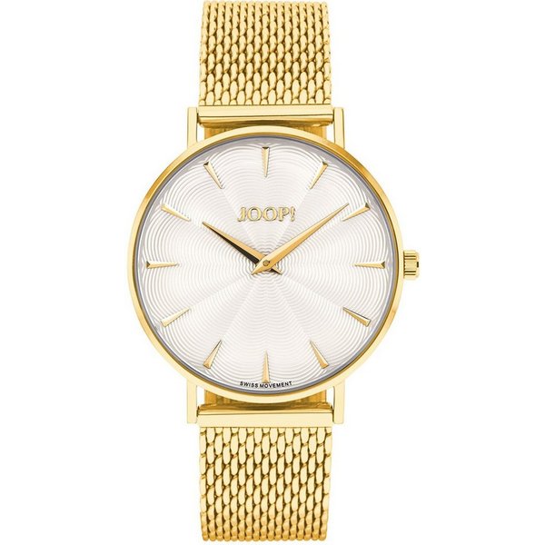 JOOP! Quarzuhr 2027243, Armbanduhr, Damenuhr, analog, Edelstahlarmband