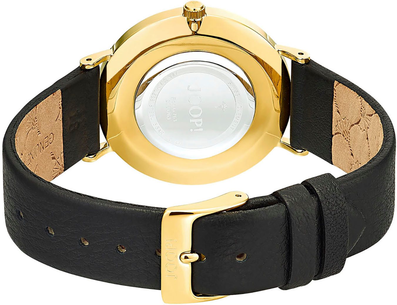 JOOP! Quarzuhr 2028263, Armbanduhr, Damenuhr, analog, Lederarmband – Bild 3 von 4