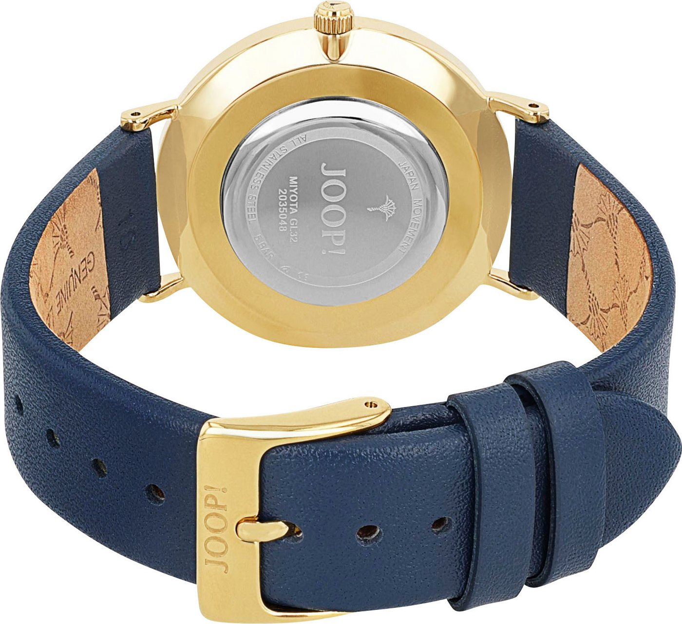 JOOP! Quarzuhr 2035048, Armbanduhr, Damenuhr, analog, Lederarmband – Bild 3 von 5