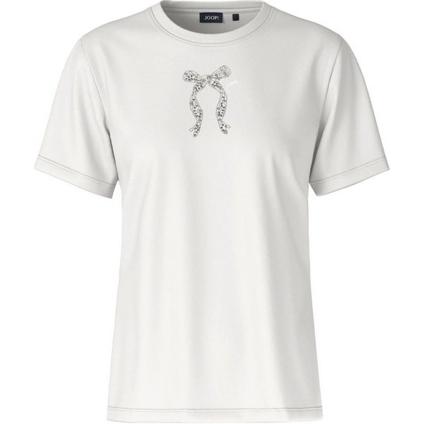 JOOP! Rundhalsshirt Tamme mit Glitzerschleife