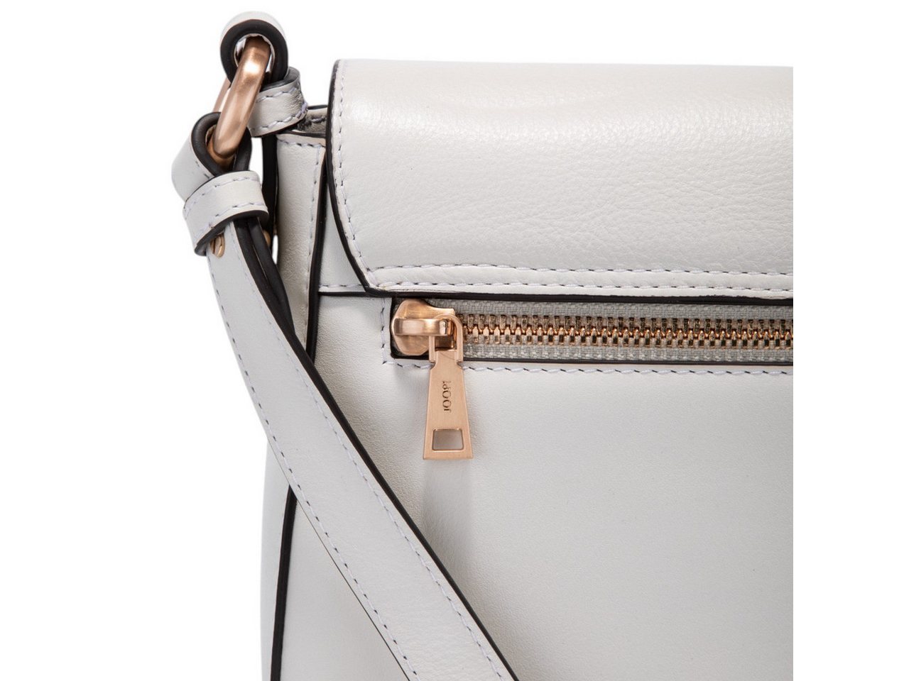 JOOP! Schultertasche sofisticato 1.0 esmera shoulderbag shf, aus Rindsleder, mit verstellbarem Schulterriemen, Querformat – Bild 5 von 5