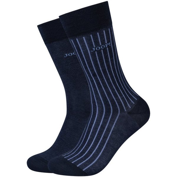 JOOP! Socken 2er Pack 2er Pack Mercerisierte Baumwolle mit edlem Glanz, Gefertigt in Italien