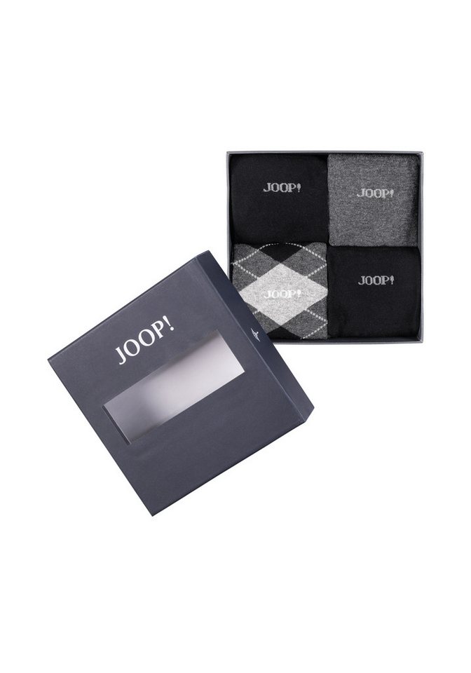 JOOP! Socken premium essentials (4-Paar, 4 Paar) mit elastischem Bund – Bild 2 von 5
