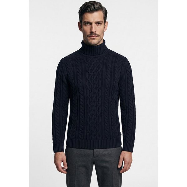JOOP! Strickpullover Lerresto Regular fit mit Rollkragen, Kaschmiranteil