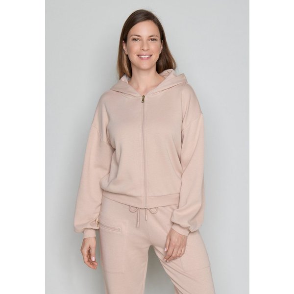 JOOP! Sweatjacke mit Kapuze, für Homewear und Loungewear, aus Jersey