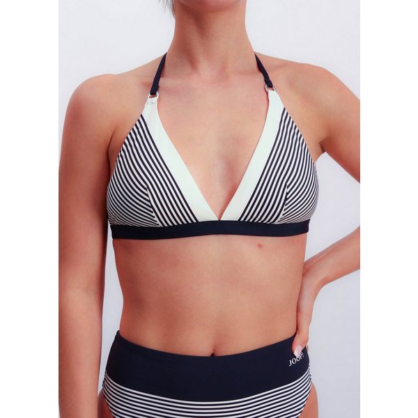 JOOP! Triangel-Bikini-Top Stripes, Träger zum Binden, Streifen-Design