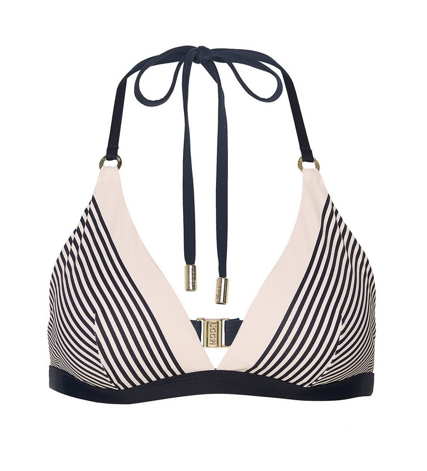 JOOP! Triangel-Bikini-Top Stripes, Träger zum Binden, Streifen-Design – Bild 2 von 5