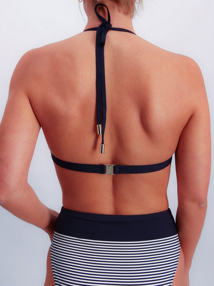 JOOP! Triangel-Bikini-Top Stripes, Träger zum Binden, Streifen-Design – Bild 4 von 5