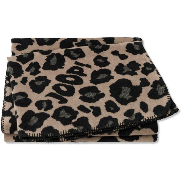 Wohndecke Wohndecke Leo Kollektion, JOOP!, Leomuster beidseitig, Zierstichrand