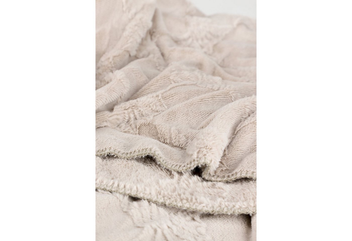 Wohndecke SUBLIME Wohndecke, JOOP!, 150 x 200 cm in Taupe – Bild 5 von 5