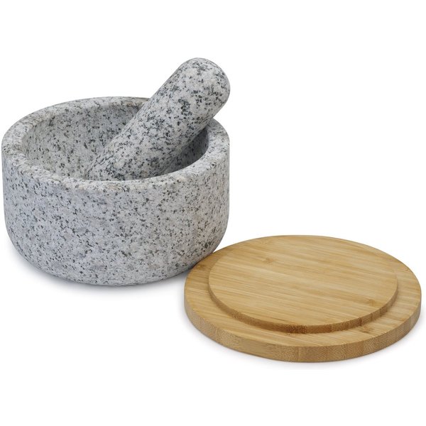 Joseph Joseph Mörser Dash, (Set, 3-tlg), aus Granit mit Bambusdeckel