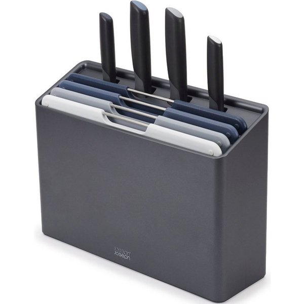 Joseph Joseph Schneidebrett Folio™ Plus, Polypropylen, (Set, 9-St), Klingen aus japanischem Edelstahl