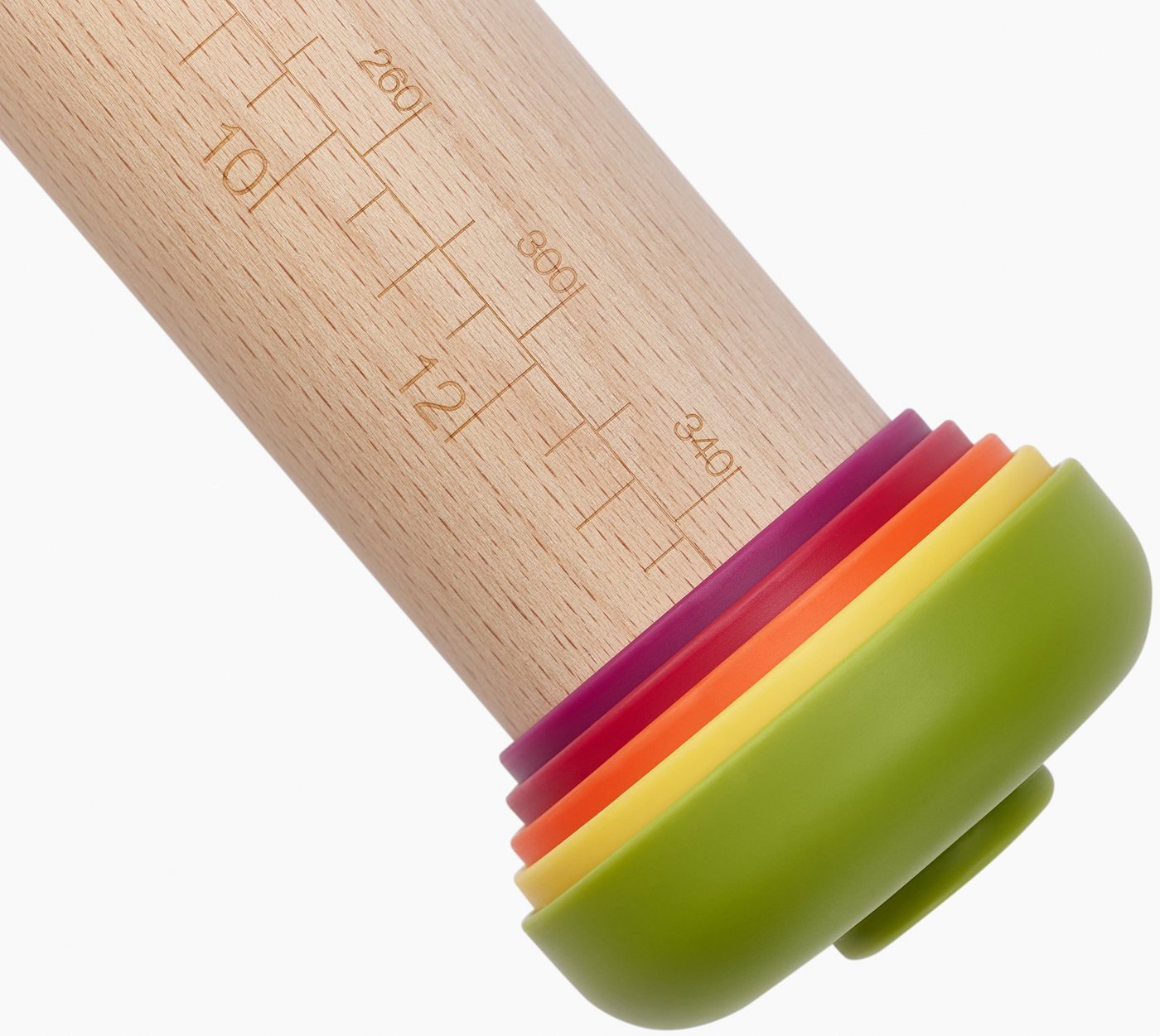 Joseph Joseph Teigroller PrecisionPin Massivholz, (6-tlg), verstellbar – Bild 3 von 5
