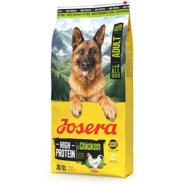 Josera High Protein Huhn 12,5kg, Trockenfutter für: Hunde, Adult All Size, für ausgewachsene Hunde aller Größen