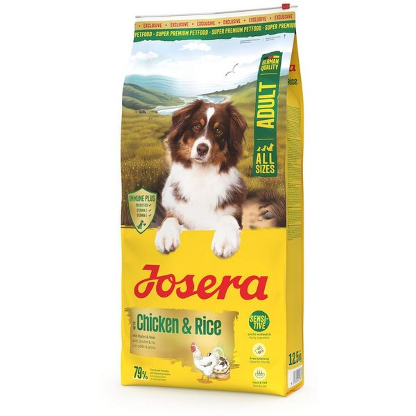 Josera Huhn & Reis, Trockenfutter für: Hunde, Adult All Size, für ausgewachsene Hunde aller Größen