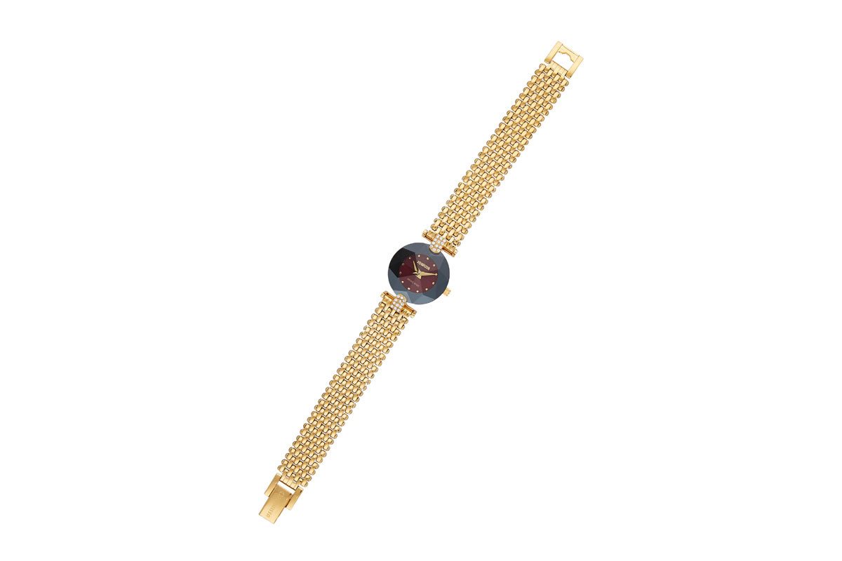 JOWISSA Schweizer Uhr Facett Strass – Bild 3 von 3