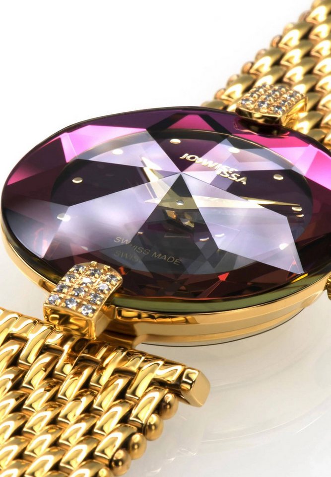 JOWISSA Schweizer Uhr Facett Strass – Bild 3 von 3