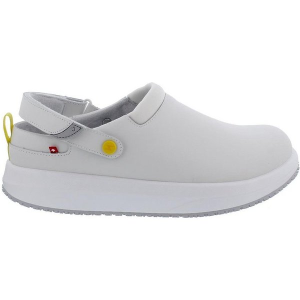 Joya Joya Ace ESD M White, Herrenclog, Glattleder / Textil, Senso-Sohle, JY Clog