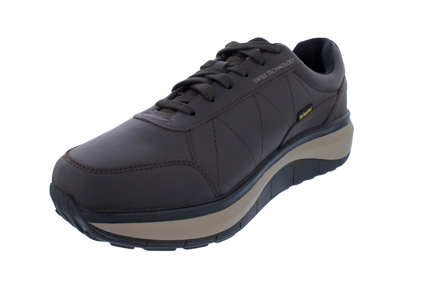 Joya Joya Cancun SR Dark Brown, Glattleder, Wave-Sohle, Fußbett zum Wechsel Schnürschuh – Bild 4 von 5