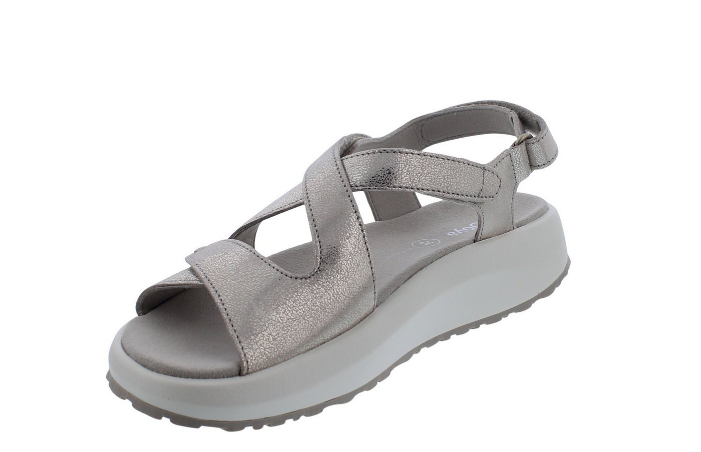 Joya Joya Jenny Light Gold Sandale, Glattleder, Klettv., Senso-Sohle, Kateg Sandale – Bild 4 von 5