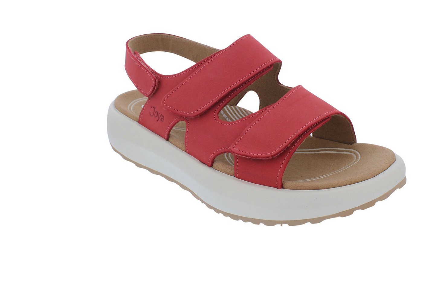 Joya Joya Sandale Panama Red JY117A, Nubukleder, Klettverschluss, Senso-Soh Sandale – Bild 2 von 5