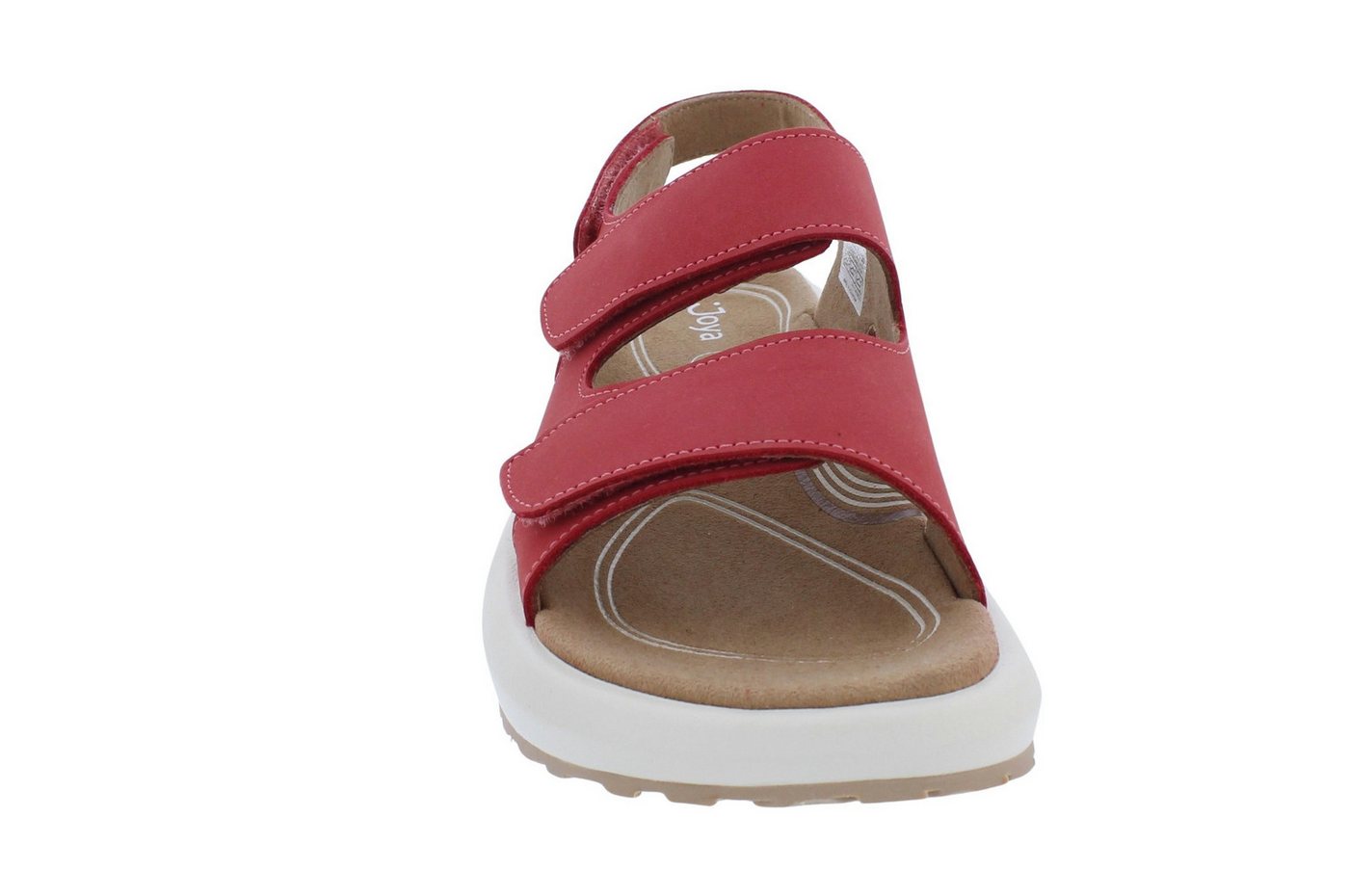 Joya Joya Sandale Panama Red JY117A, Nubukleder, Klettverschluss, Senso-Soh Sandale – Bild 3 von 5