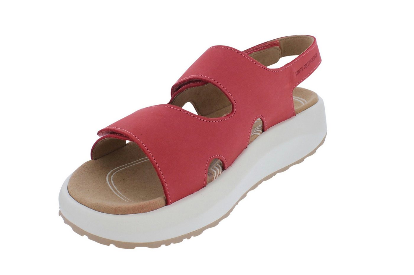 Joya Joya Sandale Panama Red JY117A, Nubukleder, Klettverschluss, Senso-Soh Sandale – Bild 4 von 5