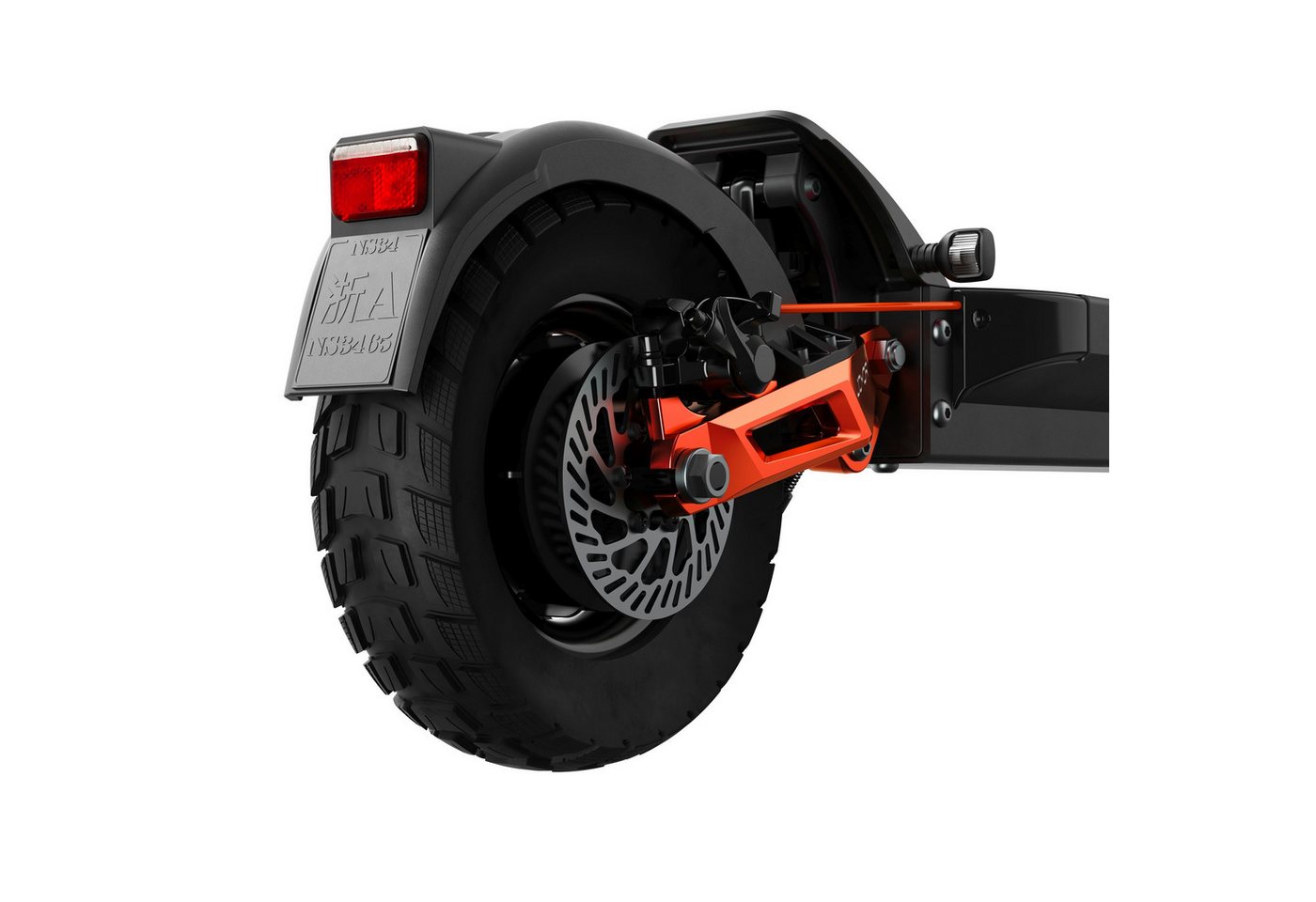 JOYOR E-Scooter T6E Pro ABE bis 90km Reichweite Blinker offroad Straßenzulassung 500W, 500 W, 20 km/h, (Long-Range-Performance-Kit, Inkl. Hydraulik-Fahrwerk, Bl – Bild 2 von 5