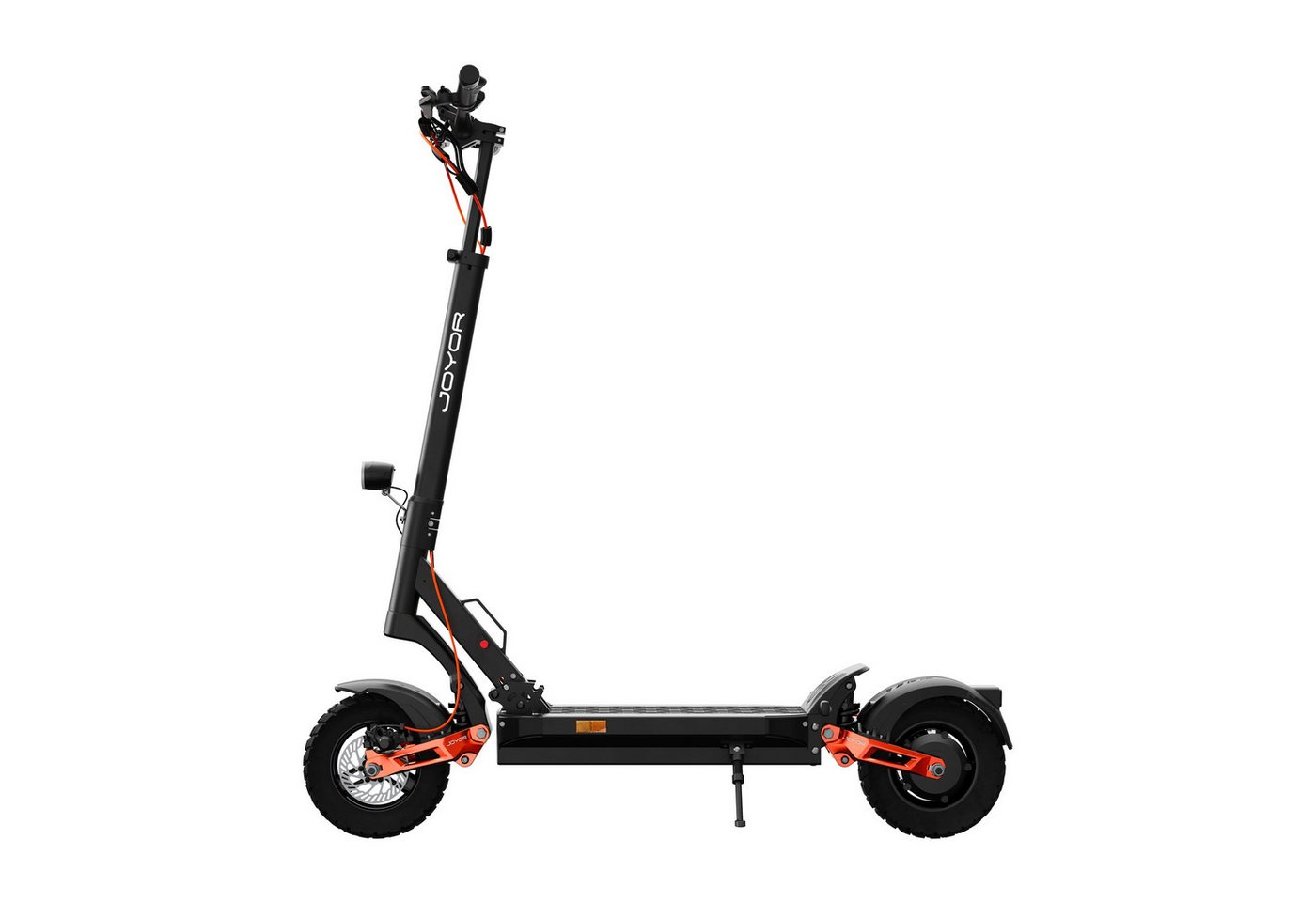 JOYOR E-Scooter T6E Pro ABE bis 90km Reichweite Blinker offroad Straßenzulassung 500W, 500 W, 20 km/h, (Long-Range-Performance-Kit, Inkl. Hydraulik-Fahrwerk, Bl – Bild 4 von 5