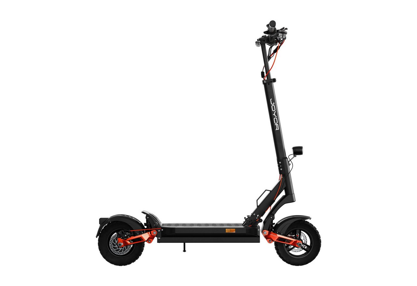 JOYOR E-Scooter T6E Pro ABE bis 90km Reichweite Blinker offroad Straßenzulassung 500W, 500 W, 20 km/h, (Long-Range-Performance-Kit, Inkl. Hydraulik-Fahrwerk, Bl – Bild 5 von 5