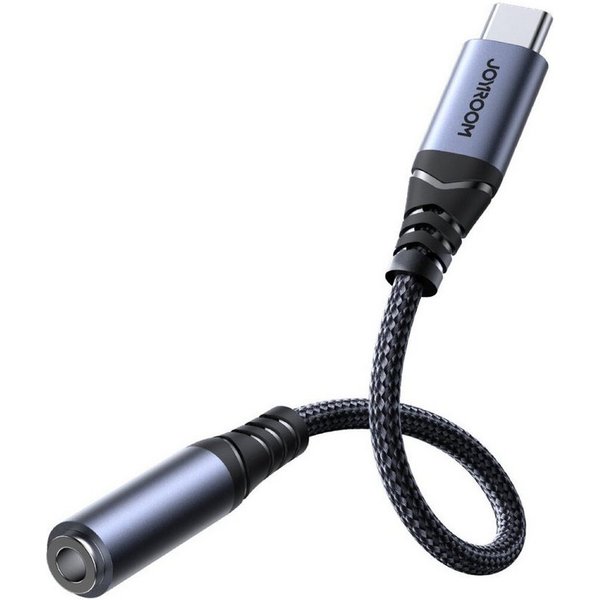 JOYROOM Audio Adapter USB-C DAC-Adapter auf 3,5-mm-Miniklinke – Schwarz Audio-Adapter