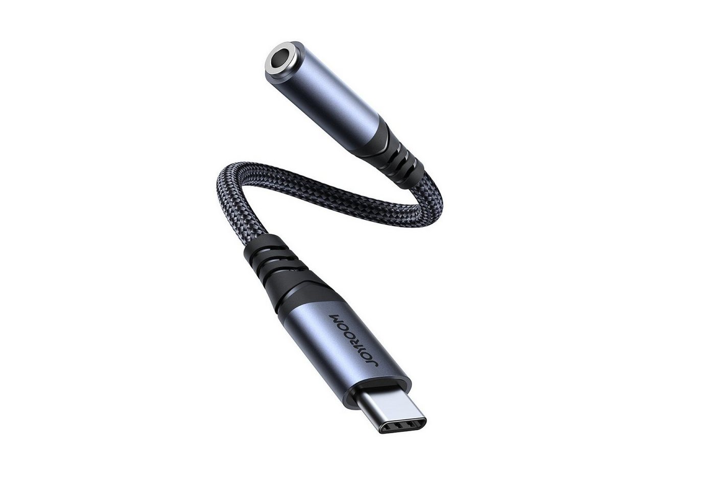 JOYROOM Audio Adapter USB-C DAC-Adapter auf 3,5-mm-Miniklinke – Schwarz Audio-Adapter – Bild 2 von 5