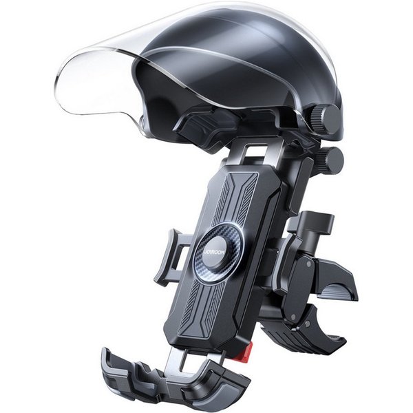 JOYROOM Handy-Halterung JR-ZS526, (bis 7 Zoll, Einzelhalterung für Smartphone am Fahrrad, Sonnenblende mit Einhandbedienung und sicherer Verriegelung)