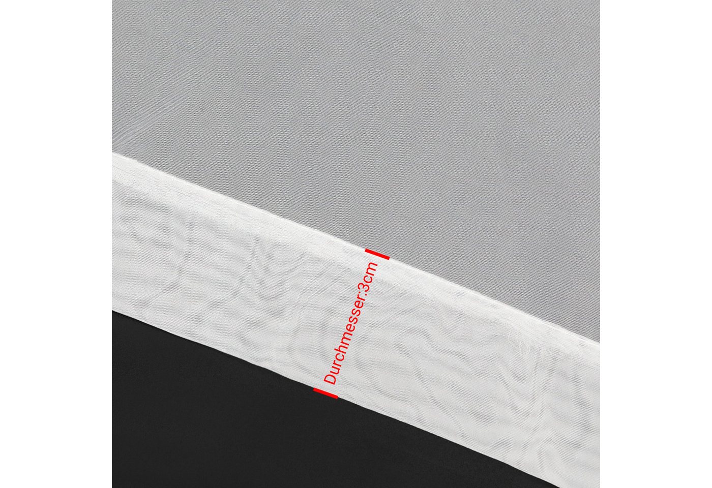 Joyswahl Panneaux (1 St), Stangendurchzug, transparent, Eule Muster estickte Scheibengardinen mit Quaste Tunnelzug Kurzstores – Bild 3 von 5