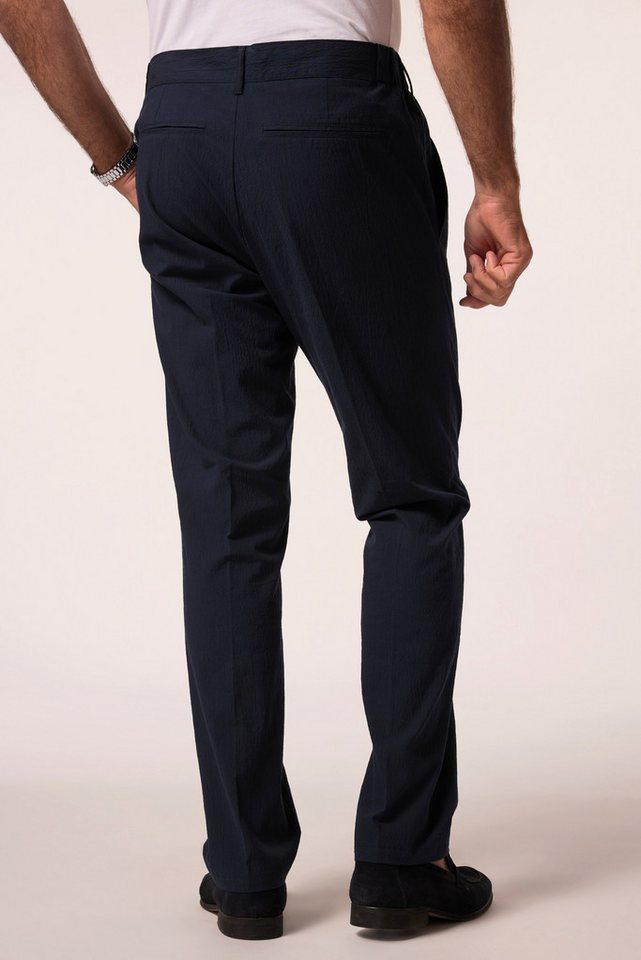 JP1880 Anzughose Hose Seersucker Elastikbund Regular Fit – Bild 3 von 5