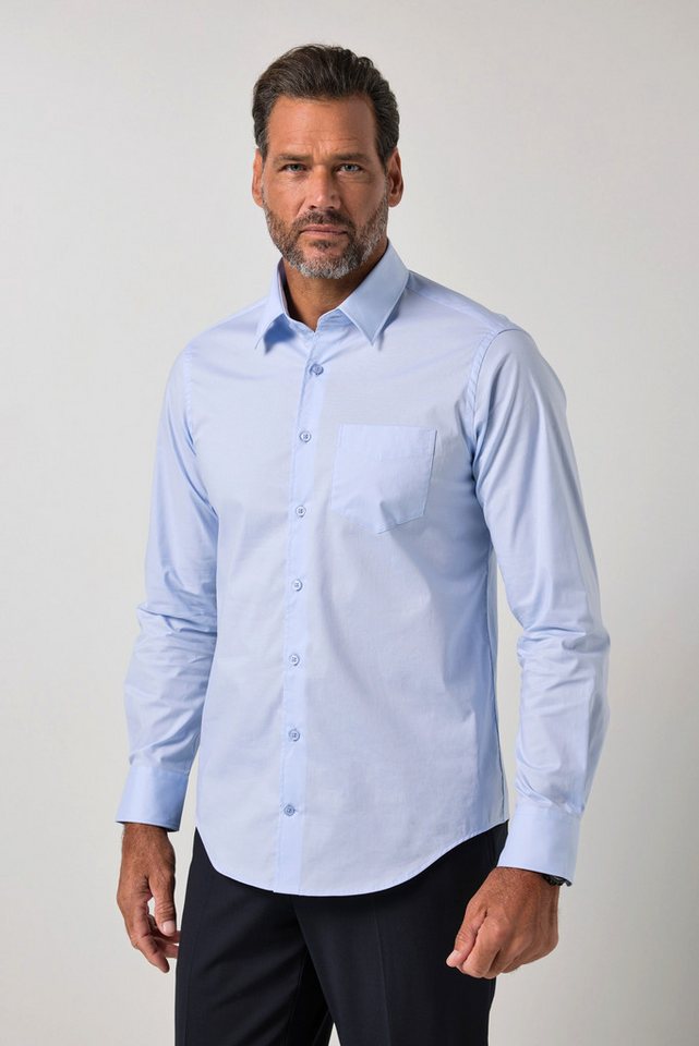 JP1880 Businesshemd Hemd FLEXNAMIC® Kentkragen Modern Basic Fit – Bild 3 von 4