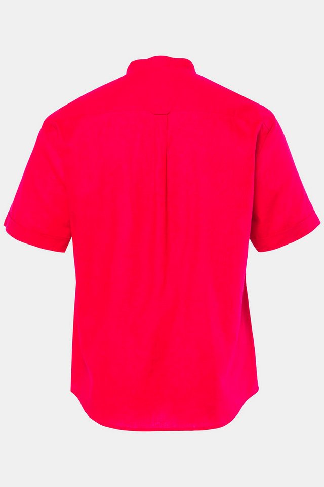 JP1880 Kurzarmhemd Hemd Halbarm Leinenmix Stehkragen Modern Fit – Bild 3 von 3