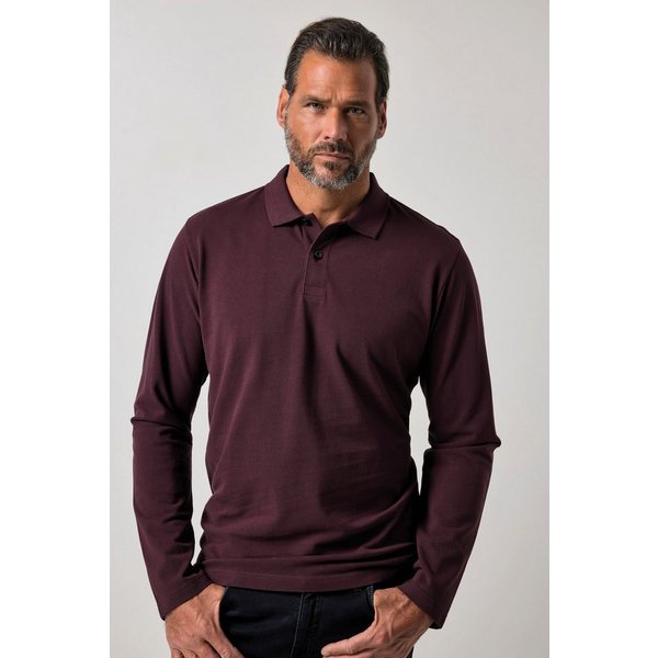 JP1880 Poloshirt Poloshirt Basic Langarm Piqué