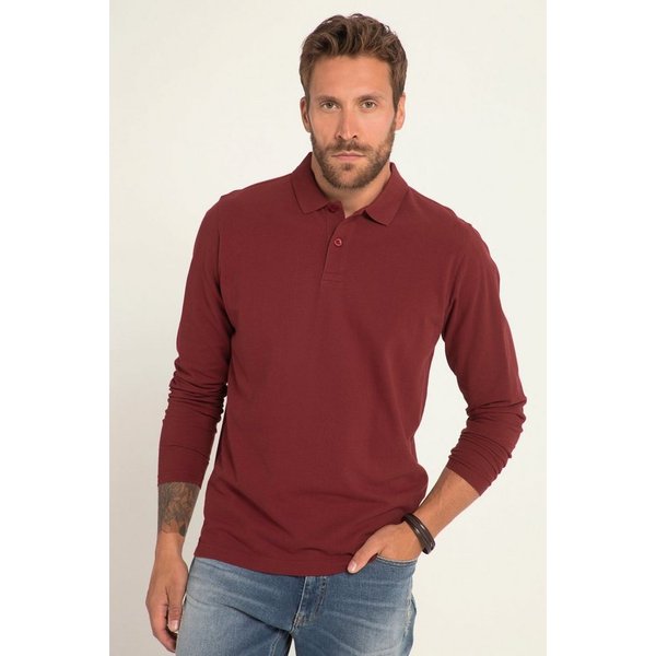 JP1880 Poloshirt Poloshirt Basic Langarm Piqué