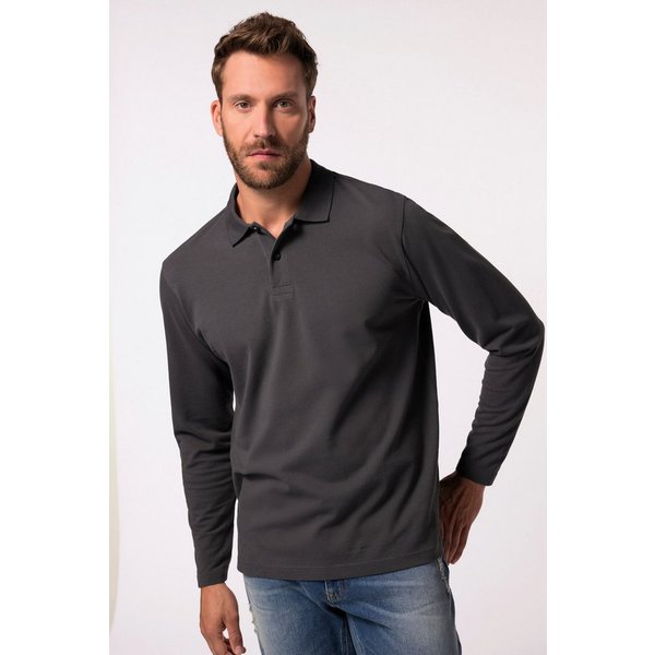 JP1880 Poloshirt Poloshirt Basic Langarm Piqué