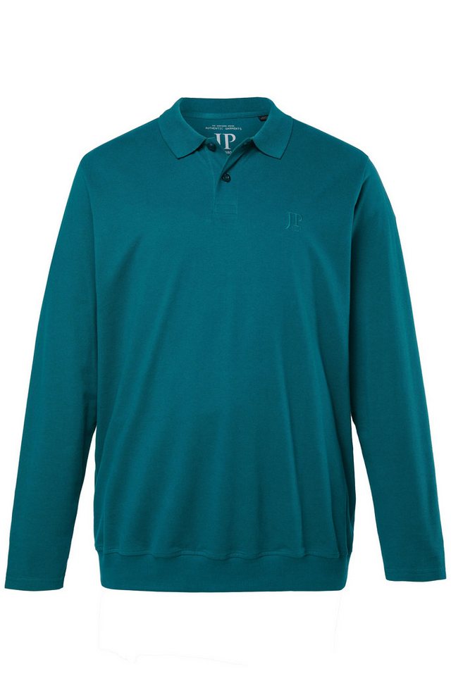 JP1880 Poloshirt Poloshirt Bauchfit Basic Langarm Piqué – Bild 2 von 3