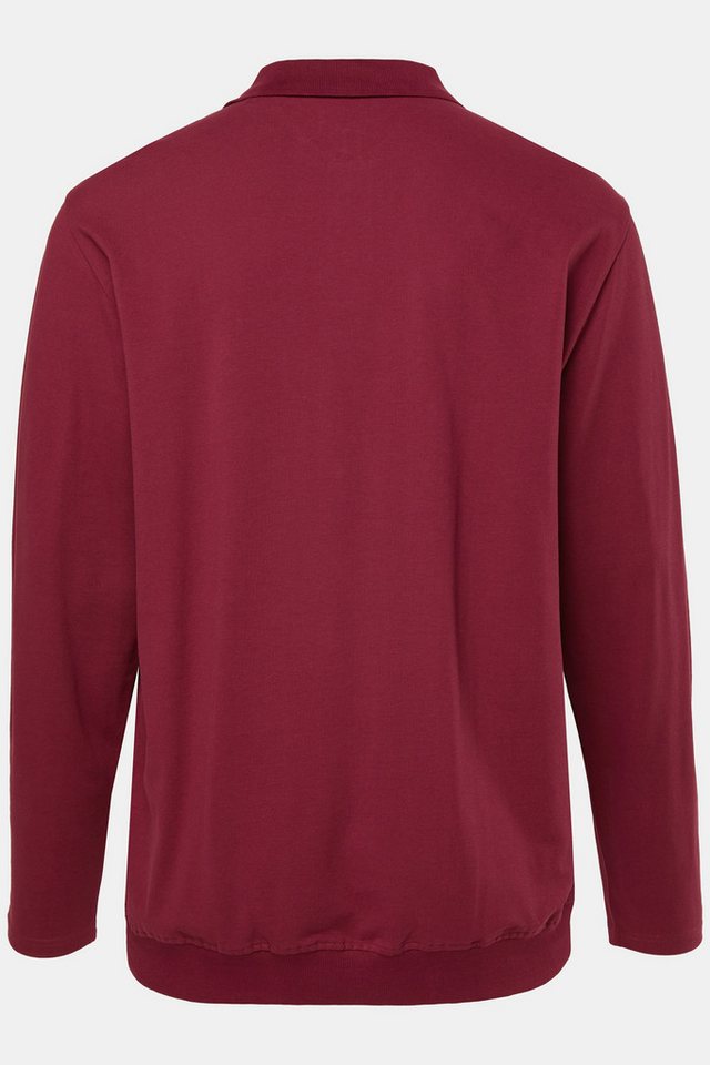 JP1880 Poloshirt Poloshirt Bauchfit Basic Langarm Piqué – Bild 3 von 3