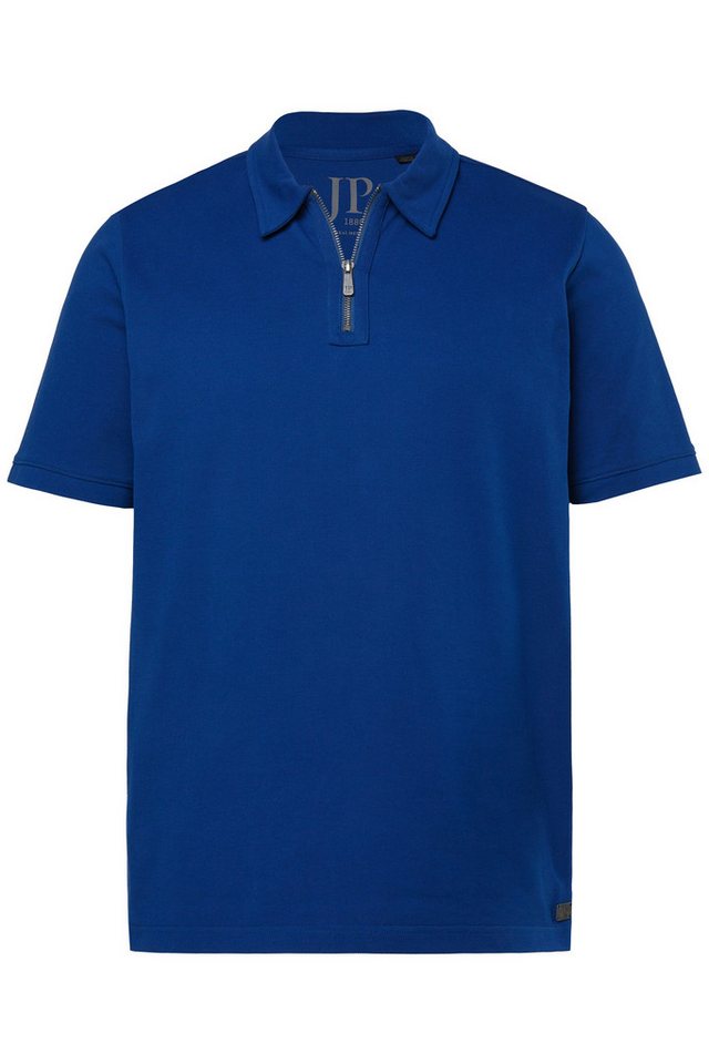 JP1880 Poloshirt Poloshirt Halbarm Piqué Zipper – Bild 2 von 3
