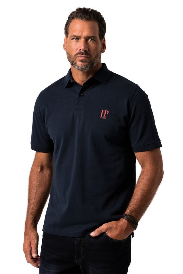 JP1880 Poloshirt Poloshirts Basic 2er-Pack Piqué gekämmte Baumwolle (2-tlg) Bestseller – Bild 3 von 3