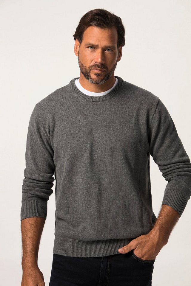 JP1880 Rundhalspullover Pullover Rundhals Baumwolle – Bild 3 von 4