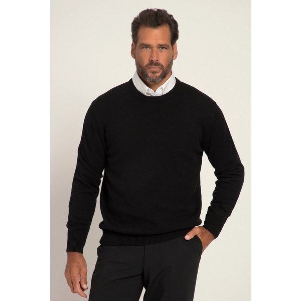 JP1880 Rundhalspullover Pullover Rundhals Baumwolle