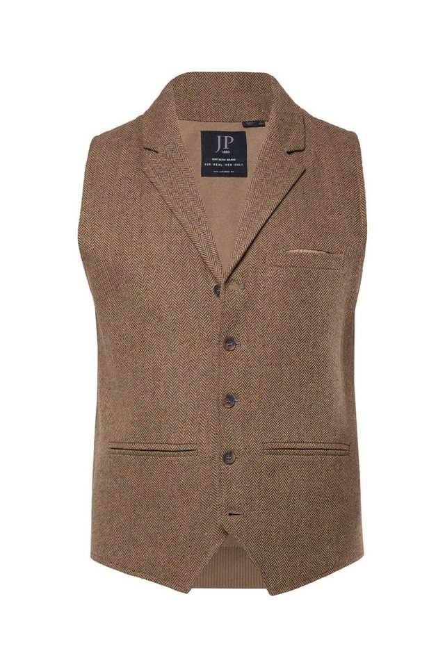 JP1880 Steppweste Tweed-Weste FLEXNAMIC® Herringbone-Tweed – Bild 2 von 3