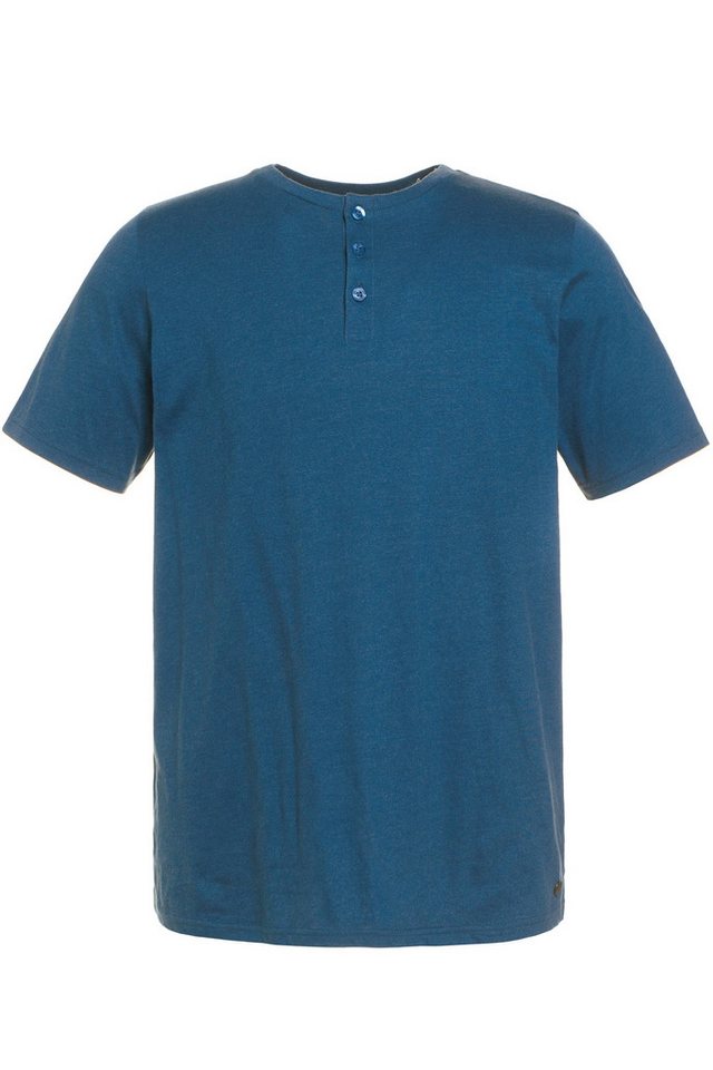 JP1880 T-Shirt Henley Basic Knopfleiste Halbarm – Bild 2 von 3