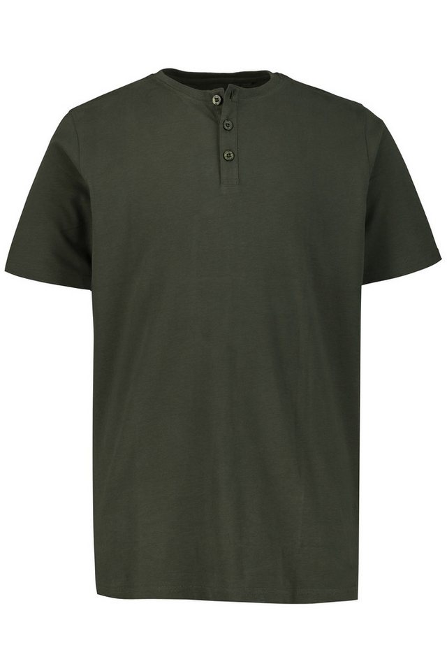 JP1880 T-Shirt Henley Basic Knopfleiste Halbarm – Bild 2 von 3